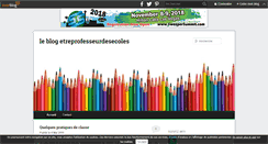 Desktop Screenshot of etreprofesseurdesecoles.over-blog.com