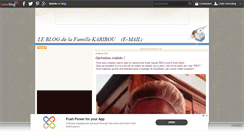 Desktop Screenshot of famillekaribou.over-blog.com