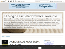 Tablet Screenshot of escueladominical.over-blog.com