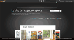 Desktop Screenshot of lapagedeonepiece.over-blog.com