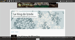Desktop Screenshot of crealynda.over-blog.fr