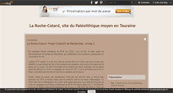 Desktop Screenshot of larochecotardprehistorique.over-blog.com