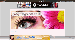 Desktop Screenshot of maquillagecoiffure83.over-blog.com