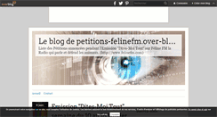 Desktop Screenshot of petitions-felinefm.over-blog.com