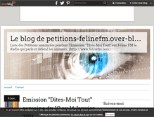 Tablet Screenshot of petitions-felinefm.over-blog.com