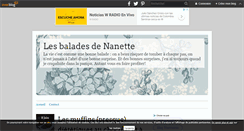 Desktop Screenshot of lesbaladesdenanette.over-blog.com