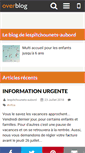 Mobile Screenshot of lespitchounets-aubord.over-blog.com