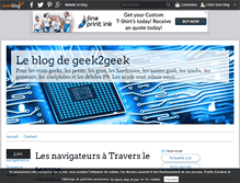 Tablet Screenshot of geek2geek.over-blog.com