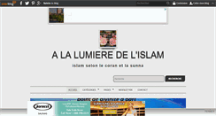 Desktop Screenshot of islamselonlecoranetlasunna.over-blog.fr