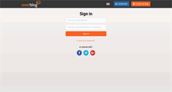 Desktop Screenshot of connect.over-blog.com
