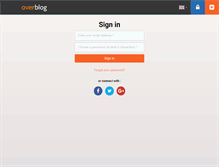 Tablet Screenshot of connect.over-blog.com