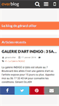 Mobile Screenshot of galerieindigo.over-blog.com