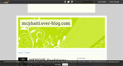 Desktop Screenshot of mcphaiti.over-blog.com