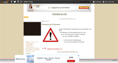 Desktop Screenshot of choisislavie.over-blog.fr