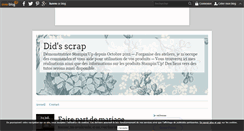 Desktop Screenshot of dids-scrap.over-blog.fr