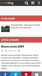 Mobile Screenshot of la-chrysalide.over-blog.com