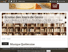 Tablet Screenshot of ecumedesjours.over-blog.fr