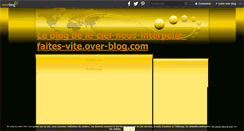 Desktop Screenshot of le-ciel-nous-interpelle-faites-vite.over-blog.com