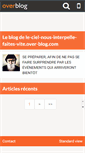 Mobile Screenshot of le-ciel-nous-interpelle-faites-vite.over-blog.com