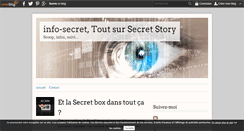 Desktop Screenshot of info-secret.over-blog.com