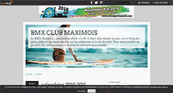 Desktop Screenshot of bmxclubmaximois.over-blog.com