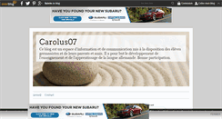 Desktop Screenshot of carolus07.over-blog.com