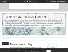 Tablet Screenshot of lesscrapsderachel.over-blog.com