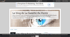 Desktop Screenshot of lagazetteduhavre.over-blog.fr