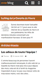 Mobile Screenshot of lagazetteduhavre.over-blog.fr