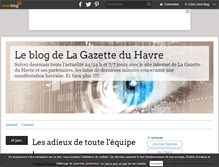 Tablet Screenshot of lagazetteduhavre.over-blog.fr