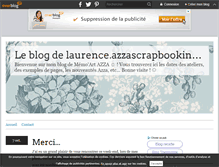 Tablet Screenshot of laurence.azzascrapbooking.over-blog.com