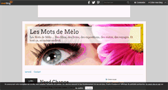 Desktop Screenshot of lesmotsdemelo.over-blog.com