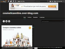 Tablet Screenshot of cosmeticaonline.over-blog.com