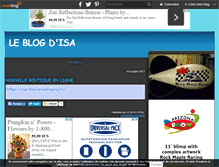 Tablet Screenshot of blog-isa.over-blog.com
