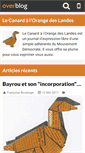 Mobile Screenshot of lecanardalorangedeslandes.over-blog.com