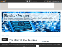 Tablet Screenshot of blasting-peening.over-blog.com