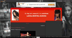 Desktop Screenshot of laetitiacomedienne.over-blog.com