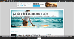 Desktop Screenshot of fantomette-a-velo.over-blog.fr
