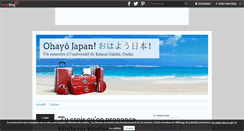 Desktop Screenshot of ohayo-japan.over-blog.com