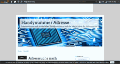 Desktop Screenshot of handynummer-adresse.over-blog.com