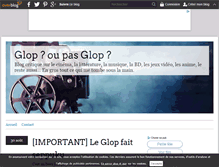 Tablet Screenshot of glop-ou-pas-glop.over-blog.com