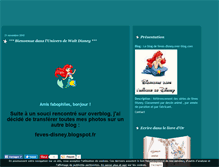 Tablet Screenshot of feves-disney.over-blog.com