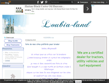 Tablet Screenshot of loubia-land.over-blog.com