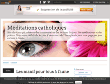 Tablet Screenshot of lecture.audio.catholique.over-blog.com