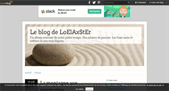 Desktop Screenshot of loelaxster.over-blog.com