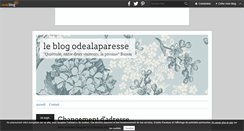 Desktop Screenshot of odealaparesse.over-blog.com