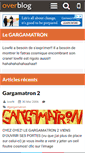 Mobile Screenshot of gargamatron.over-blog.com