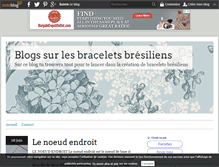 Tablet Screenshot of bracelets-bresiliens.over-blog.com