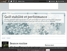 Tablet Screenshot of golf.stabilite.performance.over-blog.com