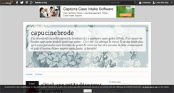 Desktop Screenshot of capucinebrode.over-blog.com